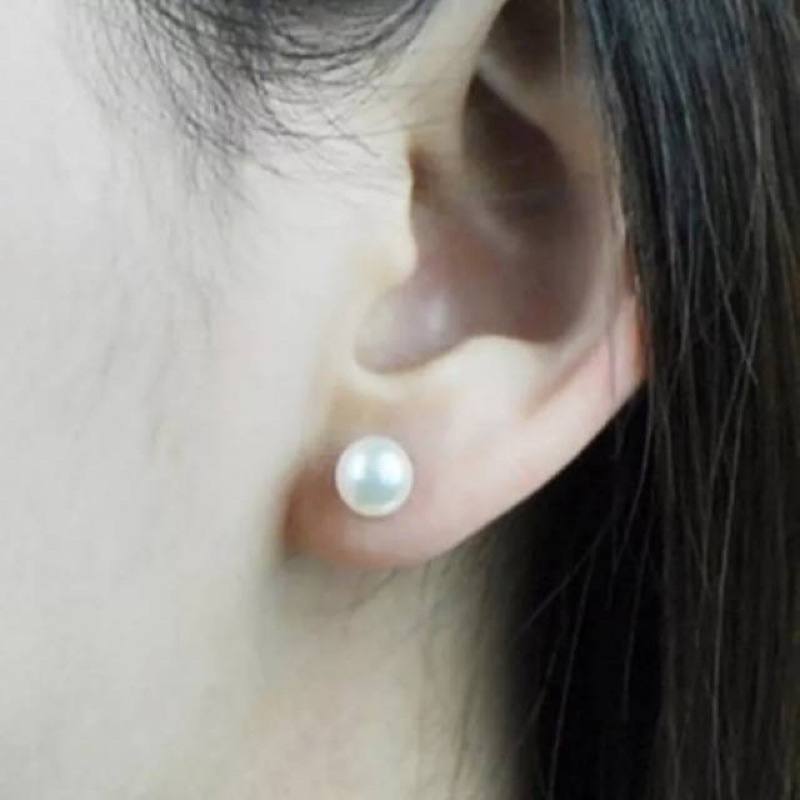 anting mutiara tusuk giwang mutiara pearl korea