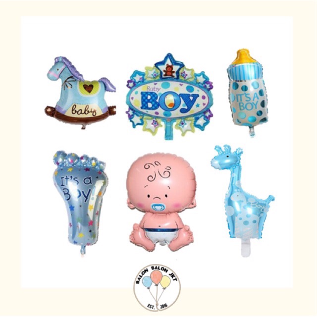 Balonbalonjkt - Balon foil baby shower / baby born