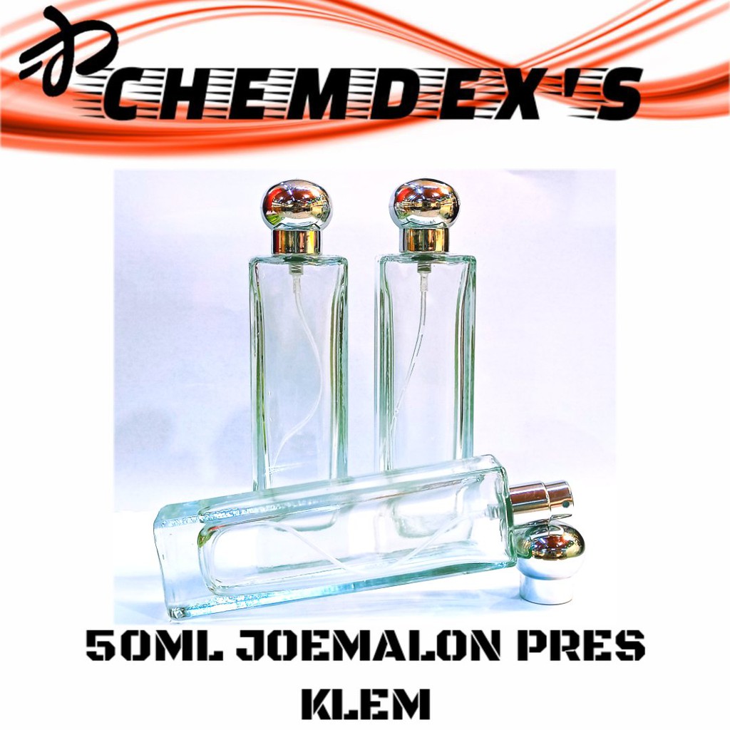 BOTOL PARFUM JOMALONE //50ML// SPRAY //PRESS KLEEM || botol parfum 50ml || botol press klem/PERLUSIN