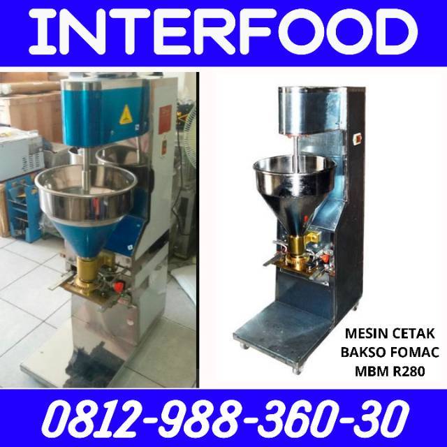 Jual Mesin Cetak Bakso Fomac Mbm R280 Shopee Indonesia