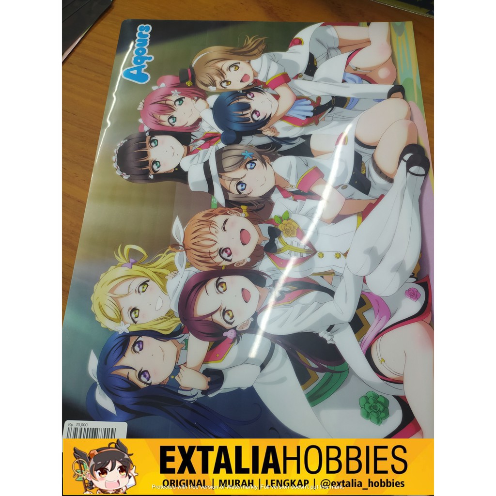 

CLEAR FILE AQOURS LOVE LIVE FULL TEAM