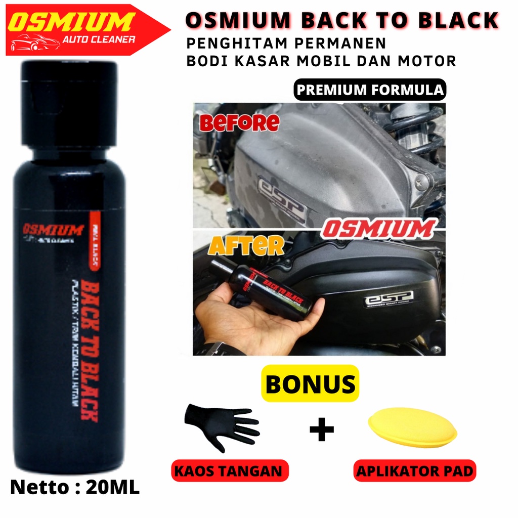 Penghitam Plastik Dashboard Mobil Motor Permanen