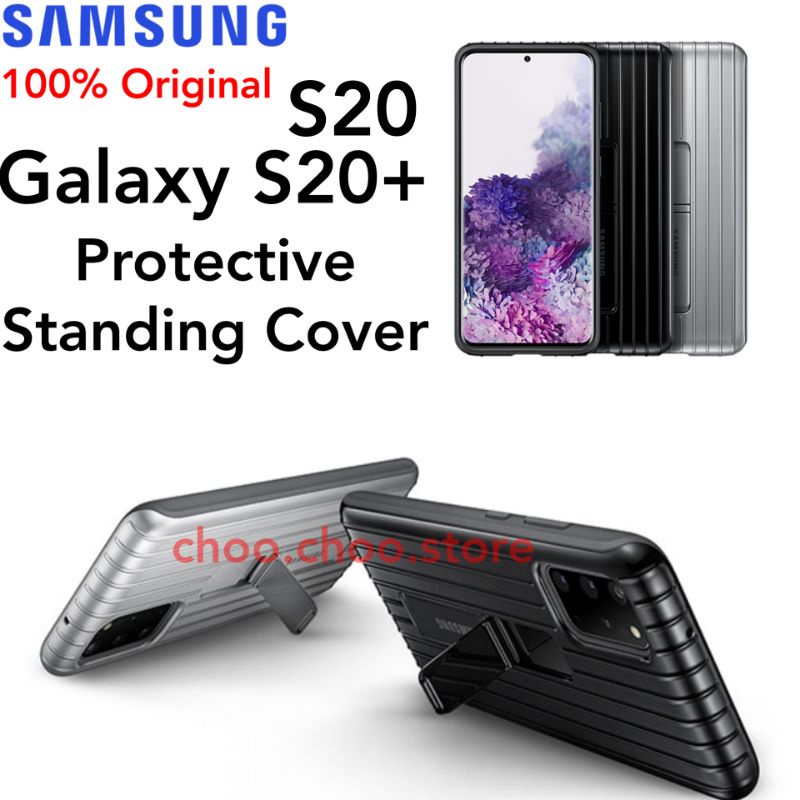 Original Samsung Galaxy S20 Plus Protective Standing Cover Case Casing