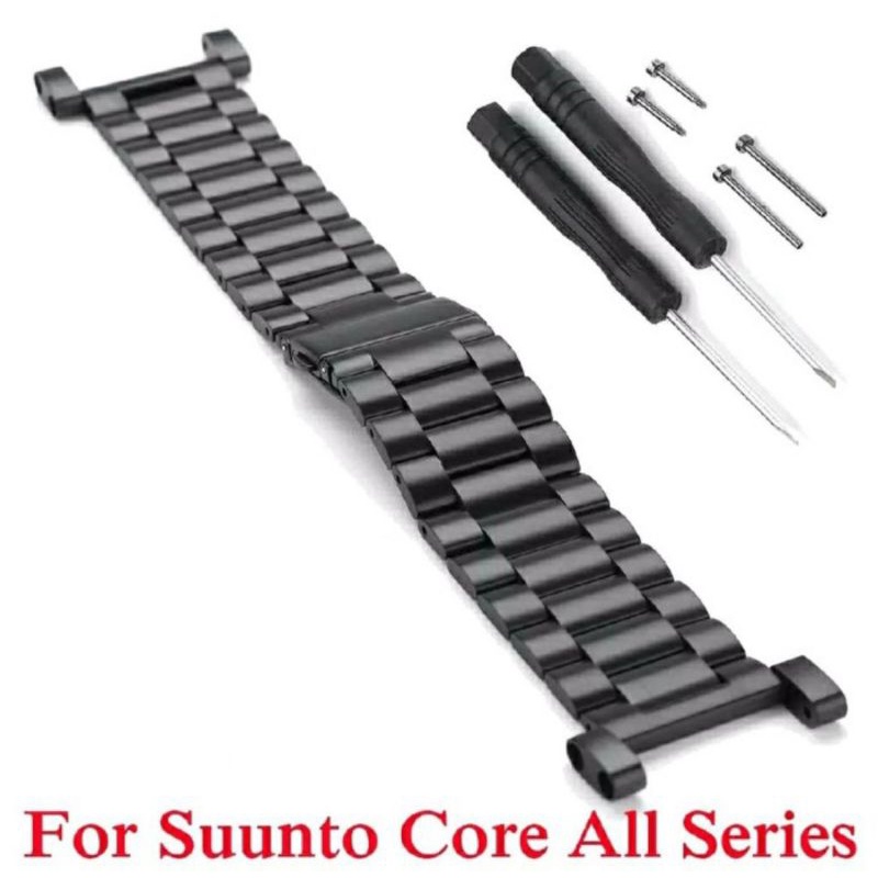 Suunto Essential Strap Rantai Tali Jam Suunto Core Stainless Black