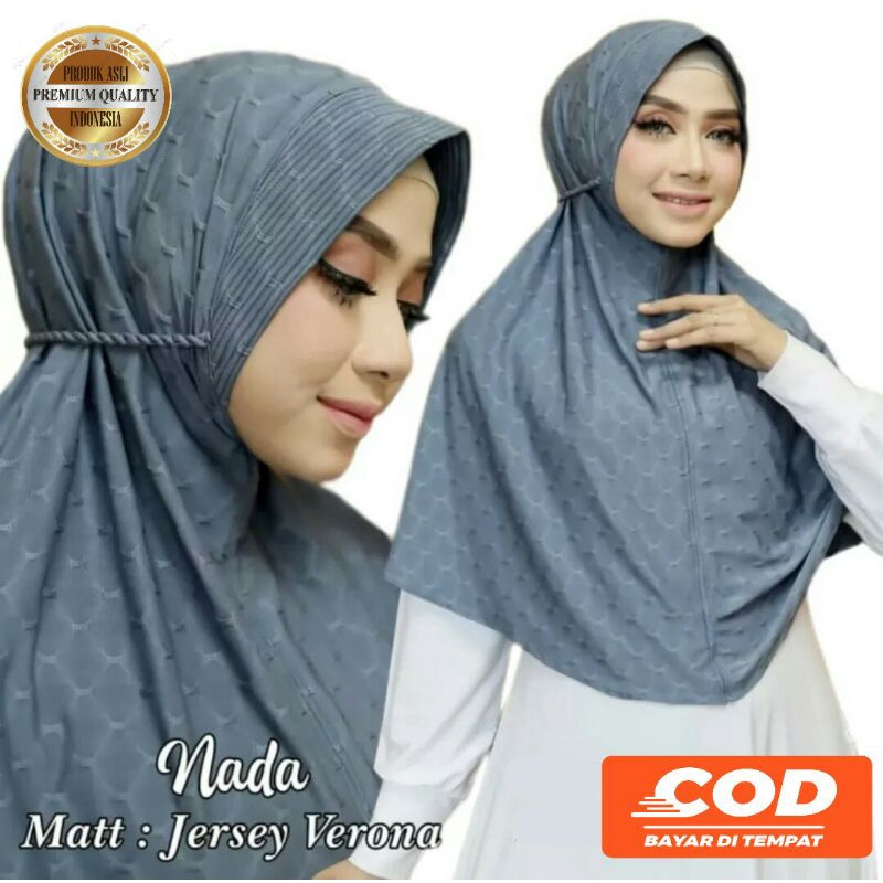 HIJAB/KERUDUNG/BERGO TALI KEPANG/MOTIF CUBIT