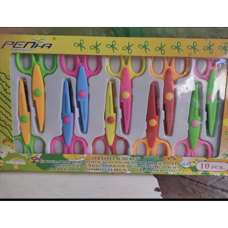 

gunting zig zag isi 10 gunting mata logam