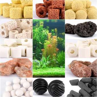 Filter Media Mix Material Bacterial House Bio Ball Ring Momogi Block