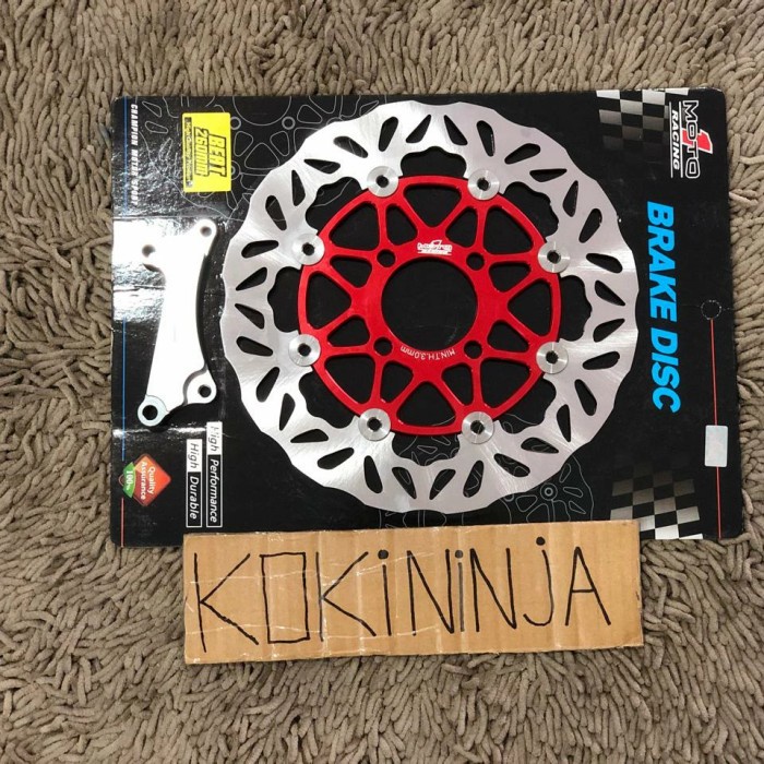 piringan moto1 260mm matic honda beat scoopy vario pnp moto 1 disk red
