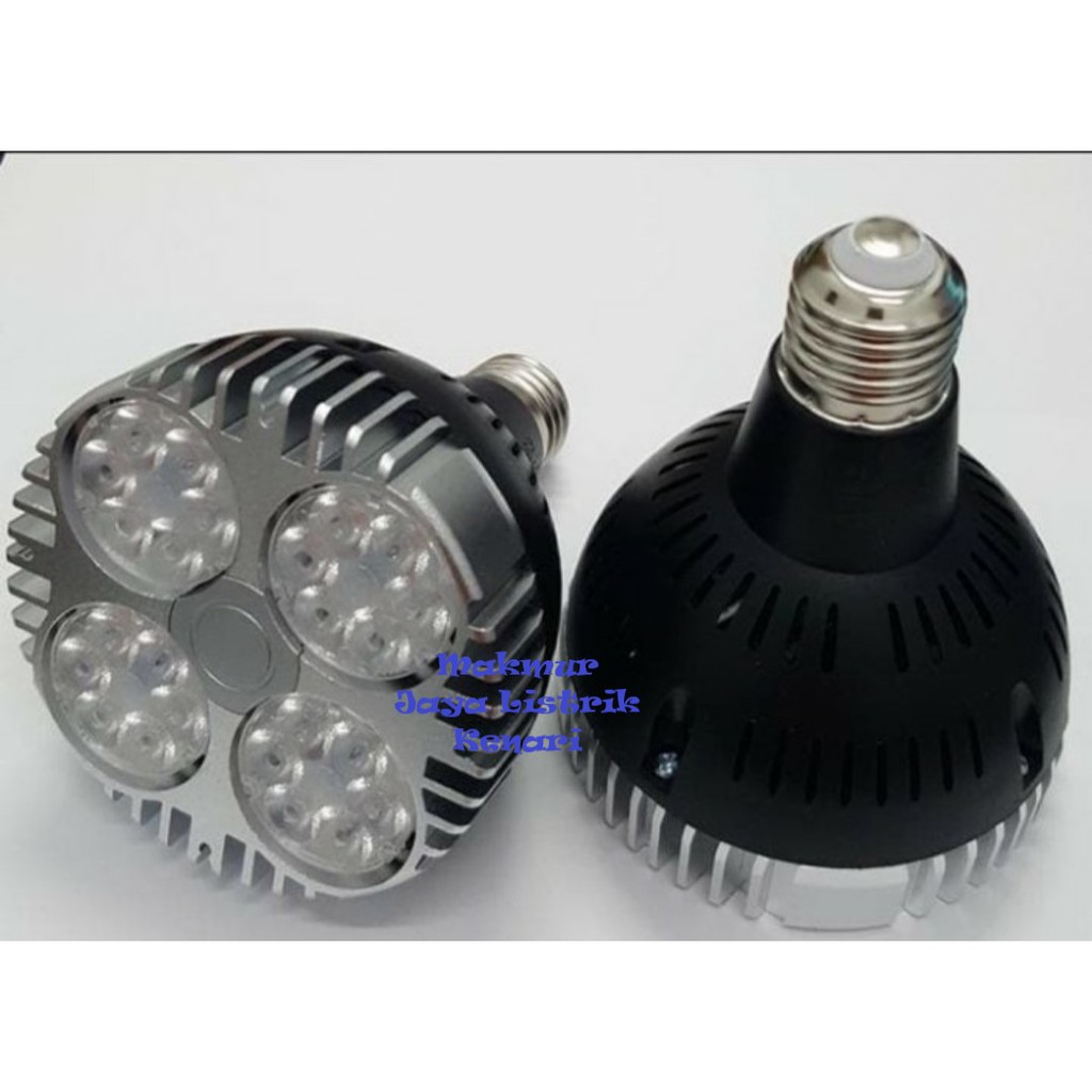 lampu led par 30 35w led par30 35 watt led e27 ulir Hitam Putih