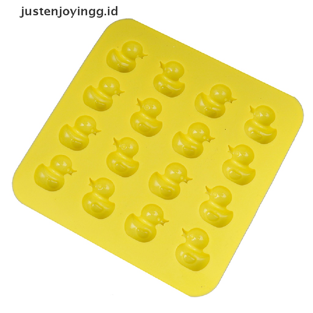 // justenjoyingg.id // Cute Duck Silicone Mold DIY Chocolate Ice Biscuit Candy Moulds ~