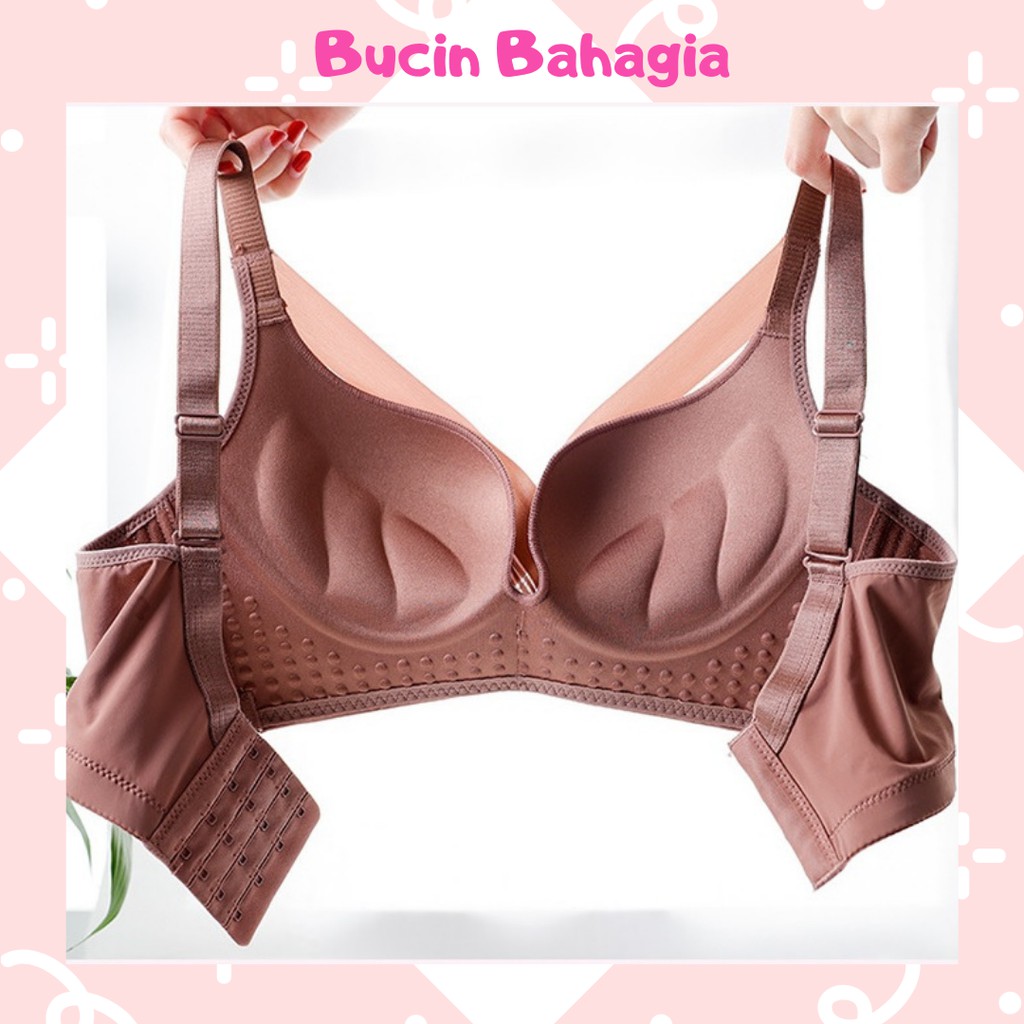 BH Bra Wanita Push-Up Isi Busa Tali Strap Rusia Style Hiasan Bordir BH14