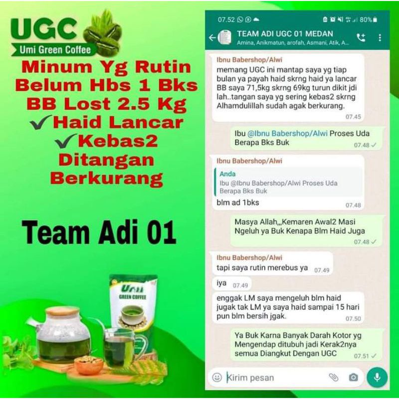 

UGC/UMI GREEN COFFEE