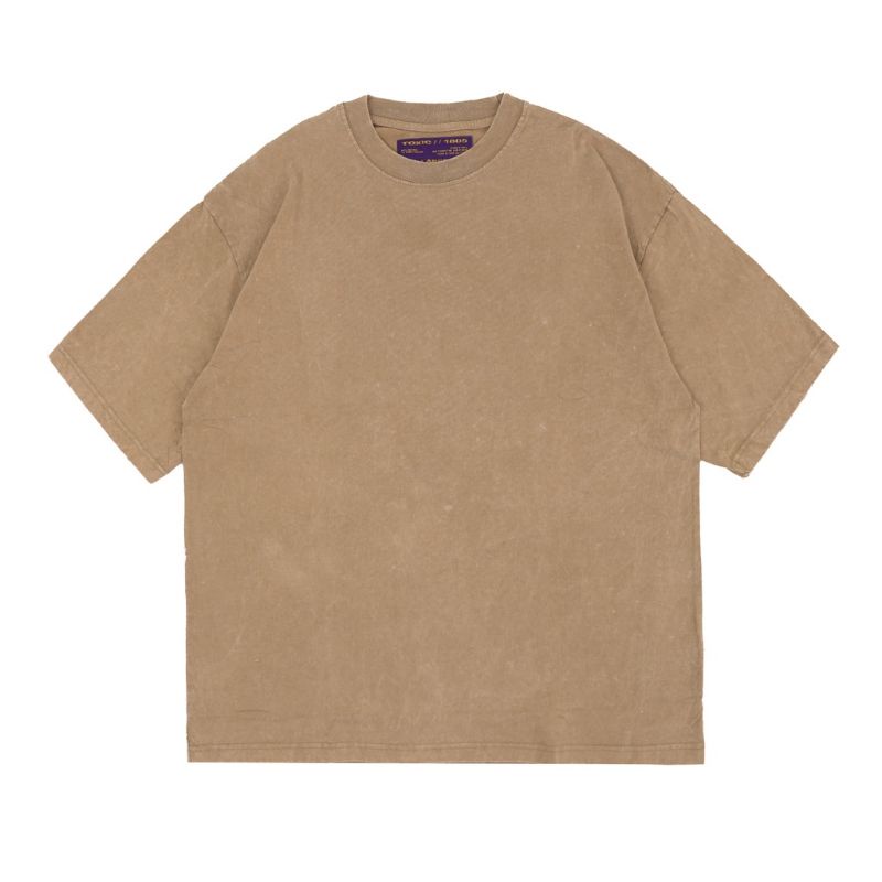 OVERSIZE TSHIRT TOXIC1805 BLANK PEANUT CANDY WASH
