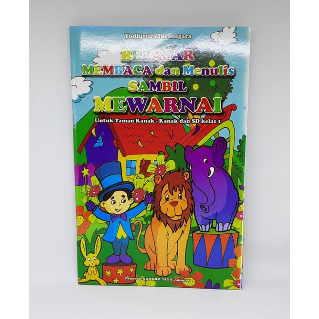 Jual Buku Anak Belajar Membaca Dan Menulis Sambil Mewarnai Sdo