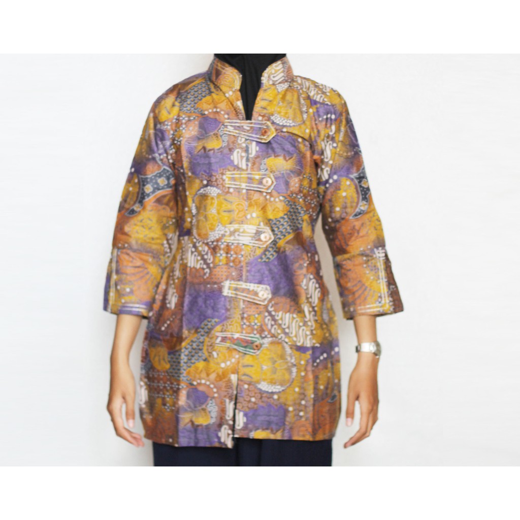 Blouse Batik Wanita I Blus Batik I Blus Kerja Wanita Batik Ayara