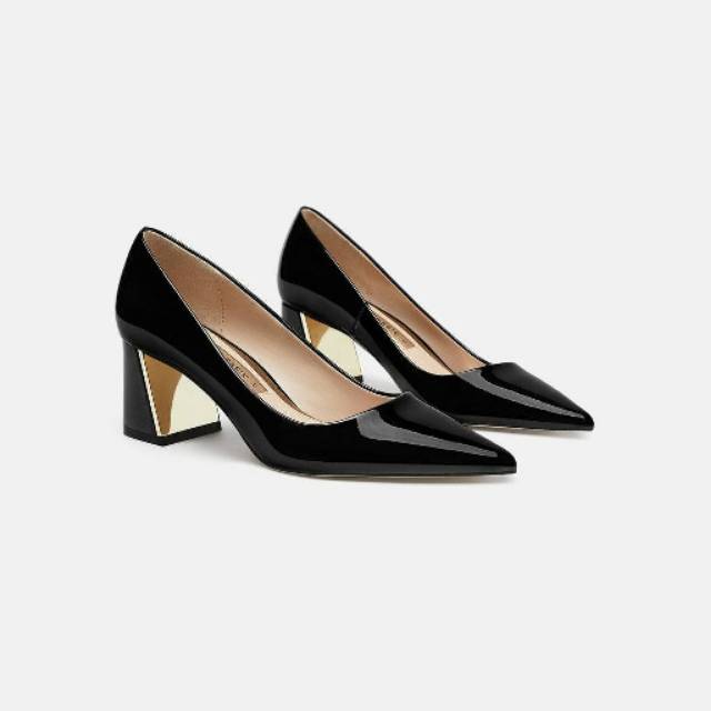 Zara Shoes Block Heels