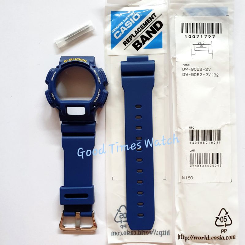 PAKET STRAP BEZEL G-SHOCK DW-9052-2V / DW 9052 Casio Original