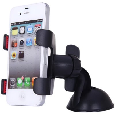 Lazy Tripod Car Mount Holder for Smartphone - WF-329 - Black