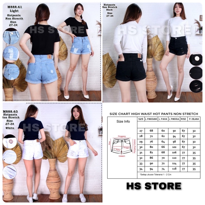 CELANA HIGHWAIST JEANS / HOTPANTS HIGHWAIST / CELANA PENDEK HIGHWAIST / CELANA WANITA / CELANA PENDEK JEANS / CELANA WANITA HIGHWAIST