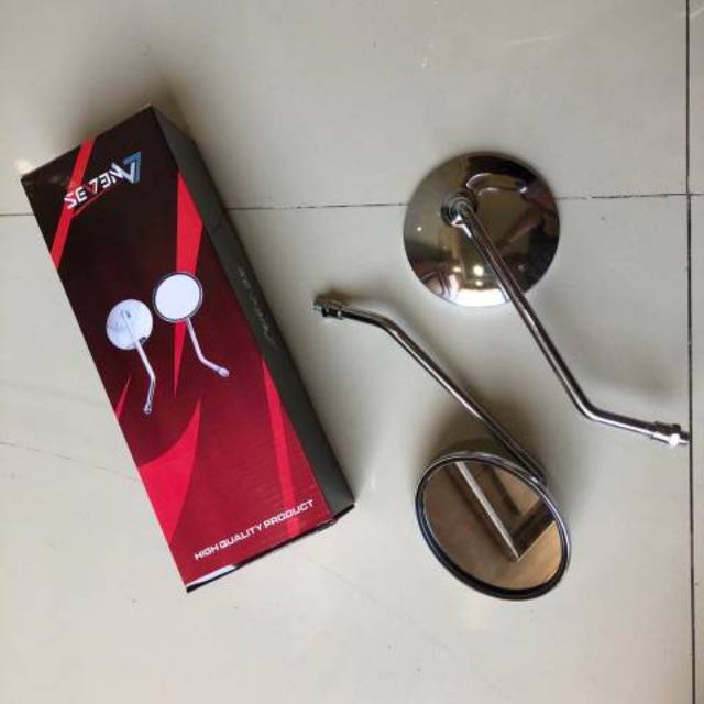 Spion CB GL100 S90 Bulat Tangkai Panjang Drat Honda 14