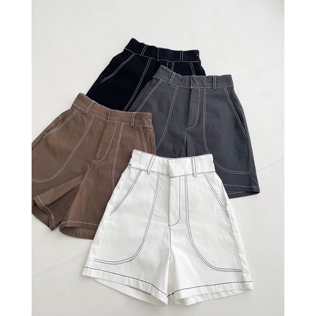 IWEARGRACIE - RAE SHORT PANTS / CELANA PENDEK WANITA / CELANA HIGHWAIST