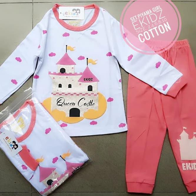 Epti Grosir Ekidz Piyama Anak Perempuan Setelan Baju Tidur Cewek Cis7