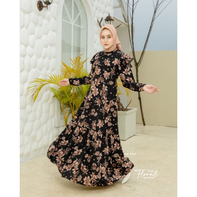 Floral Dress by Ar Rafi Hijab