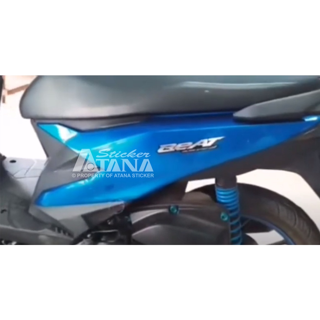 Skotlet Biru Metalik Glossy Profix Scotlet Candy Stiker Blue Paint Sticker Meteran Decal Roll Scotlite Body Sepeda Motor Matic Scotlight Cat Mutiara Mobil Nyala Dekorasi Kaca Background Aquarium PCX NMAX Aerox RX King CBR Vario Beat Vespa Megapro Ninja