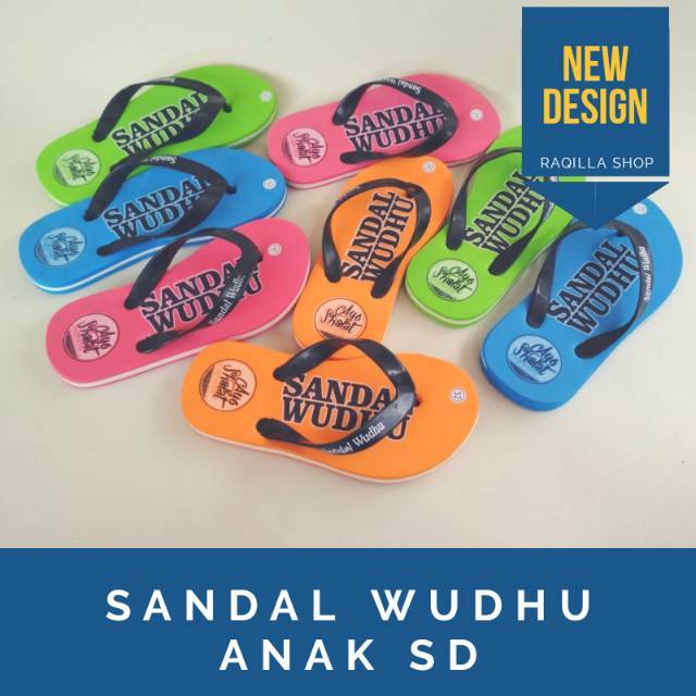 Paket 10 Pasang Sandal wudhu anak SD