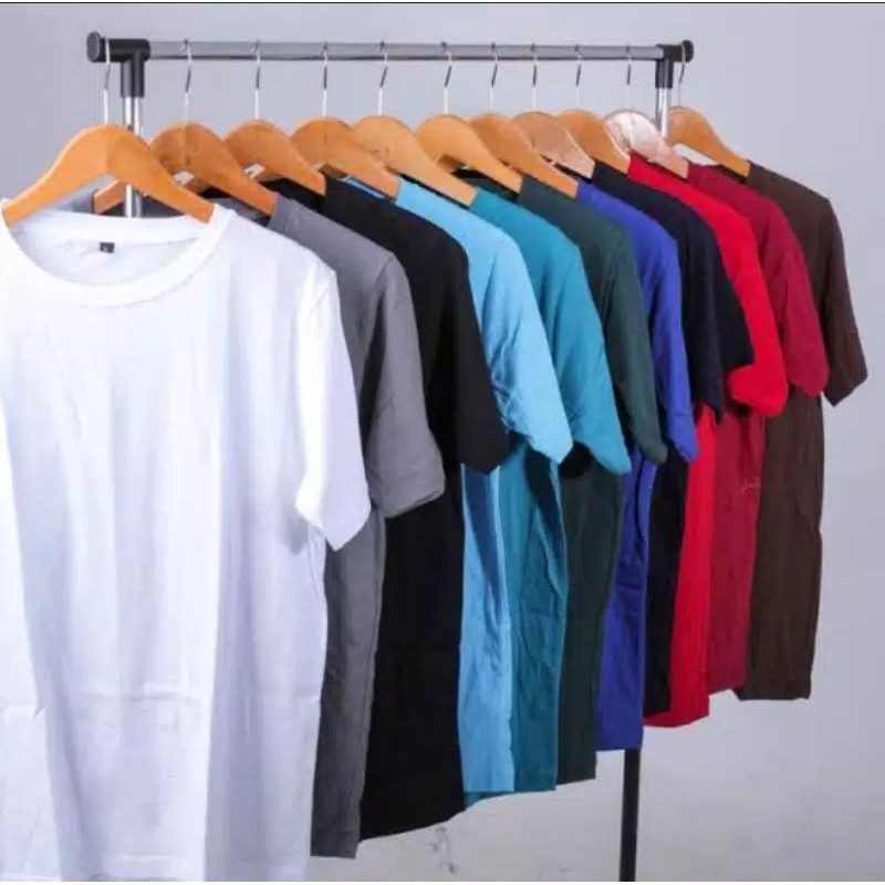 Kaos oblong polos katun cotton combed 30s Trench berkualitas