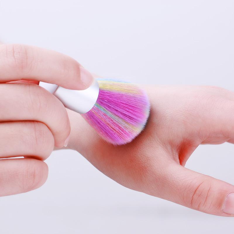 1pc Brush Pembersih Debu Kuku Palsu Akrilik Uv Gel Untuk Nail Art