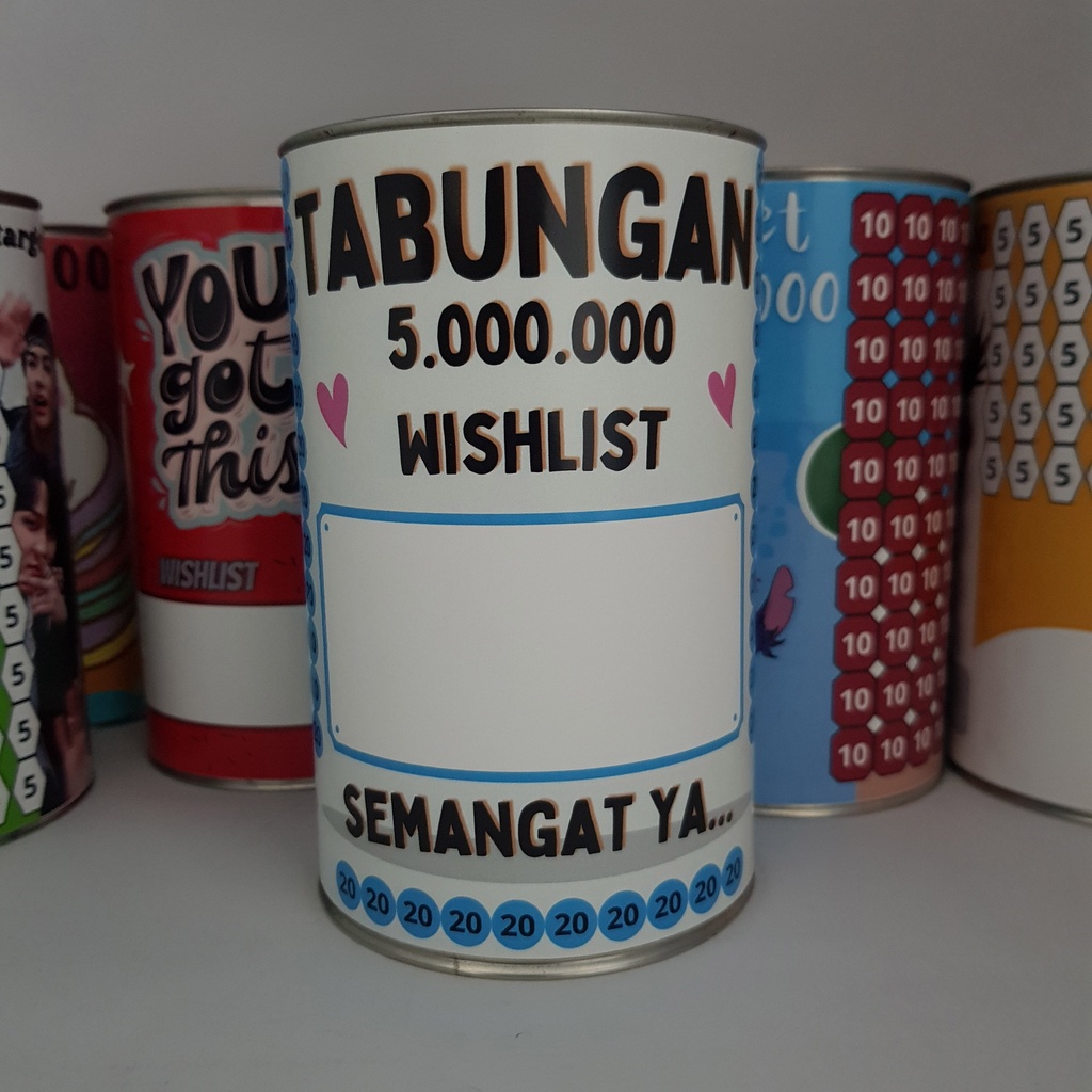 Celengan 20 ribu target 5 juta celengan target anak murah