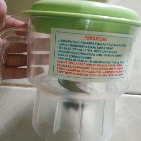 GROSIR GELAS chopper Blender Miyako ( pengiling daging dan bumbu )