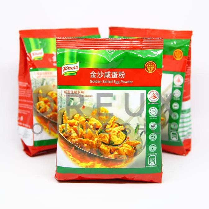 

Sale!! Import Knorr Golden Salted Egg Powder / Tepung Bumbu Telur Asin Terbaru