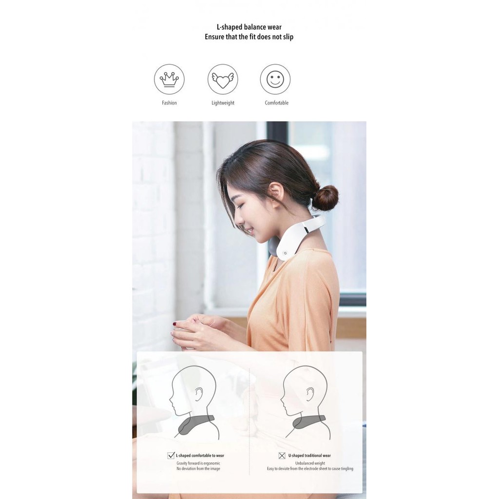 XIAOMI JEEBACK G2 - Far Infrared Cervical Neck Massager - Alat Pijat Leher Ajaib dari XIAOMI