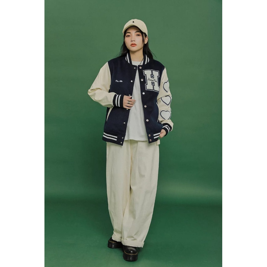 Outfit - Varsity Baseball Jacket Outerwear Korean Style Unisex