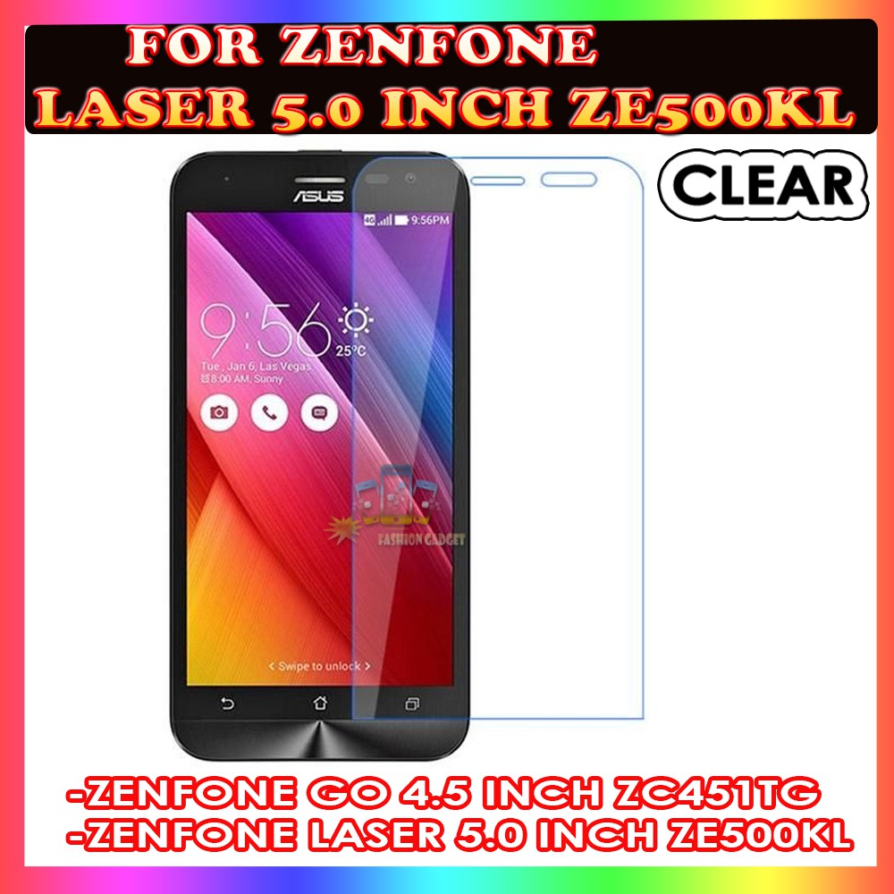 TEMPERED GLASS ZENFONE G0 4.5 INCH ZENFONE ZC451TG ZENFONE LASER 5.0 INCH ZENFONE ZE500KL ANTI GORES KACA TEMPER GLASS