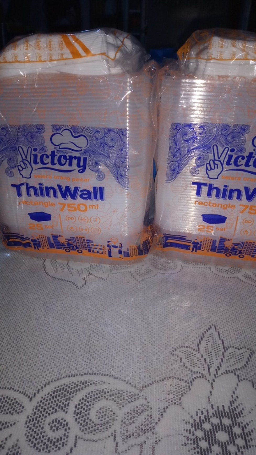 Thinwall Persegi Panjang (rectangle)  750ml/tempat Salad/box Nasi