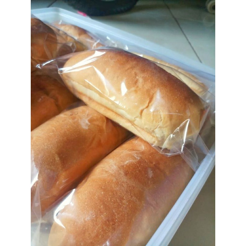 

Roti Hotdog tanpa Wijen