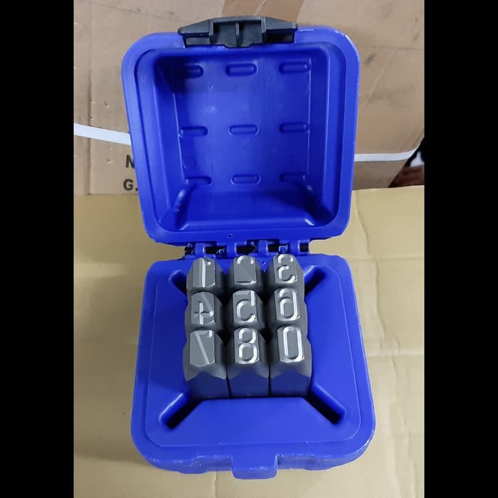

Promo KETOK ANGKA (0-9) ukuran 16 mm / FIGURE STAMP PUNCH 16mm MERK MASUS