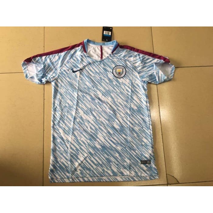 CJ316 Jersey Bola MANCHESTER CiTY Training 19/20 Grade Ori Futsal Prematch