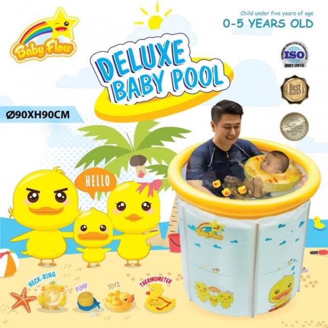 Baby Flow Deluxe Baby Pool / Kolam Spa Mandi Bayi Anak