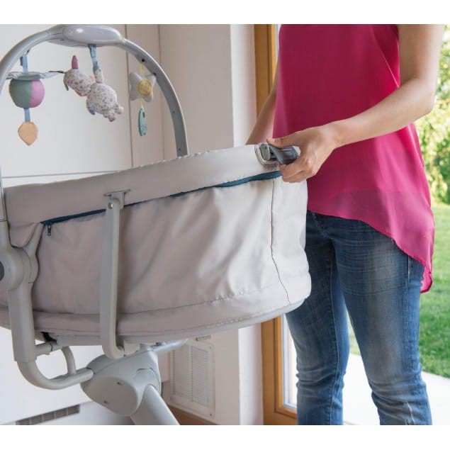 Chicco Baby Hug 4in1 - Glacial & Air India Ink  (tempat tidur/makan bayi)