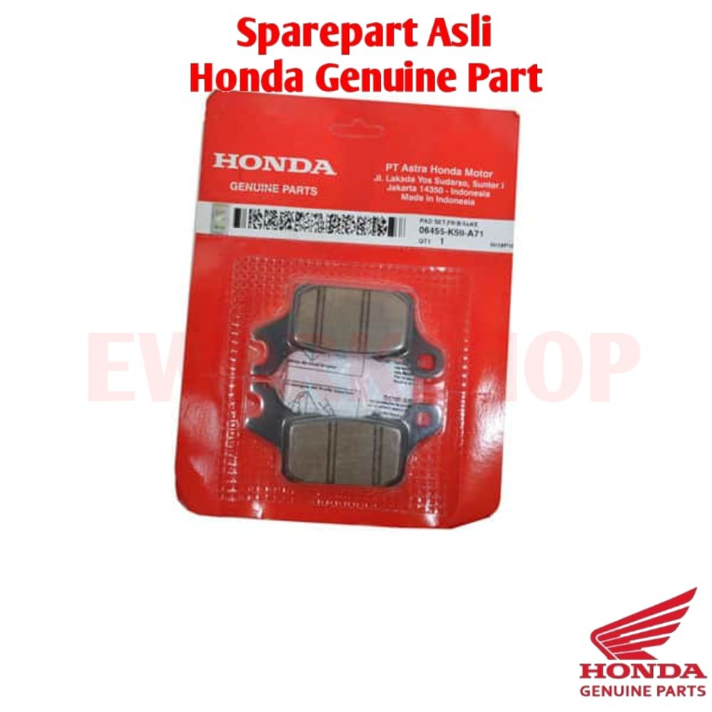 Kampas Rem Cakram depan - Vario 150 ESP New Smartkeys Asli Honda 06455K59A71