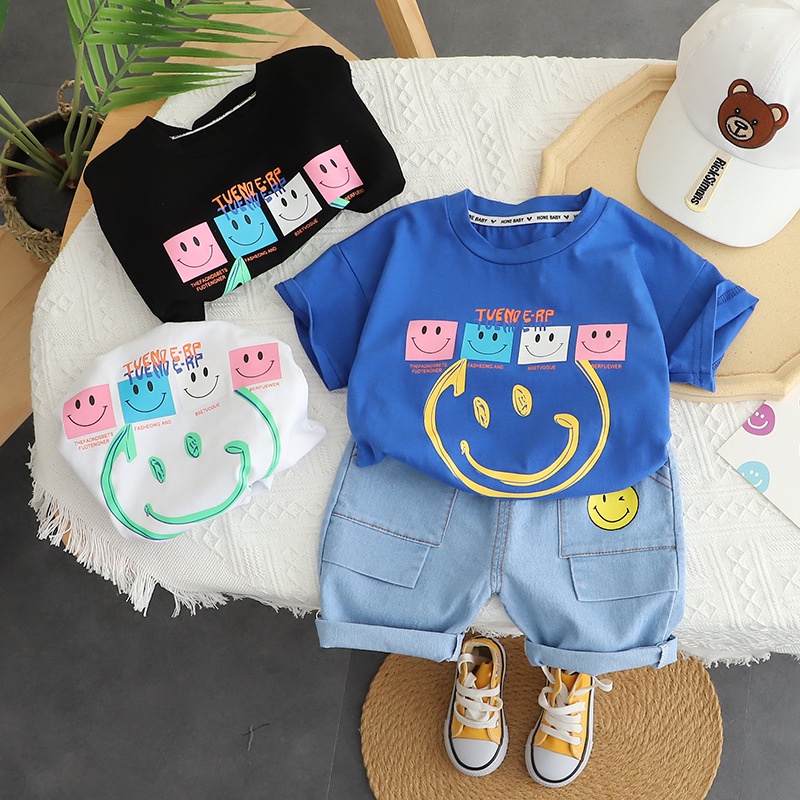 Baju Set Kaos dan Celana Softjeans Anak Bayi Laki Laki Import BRIAN