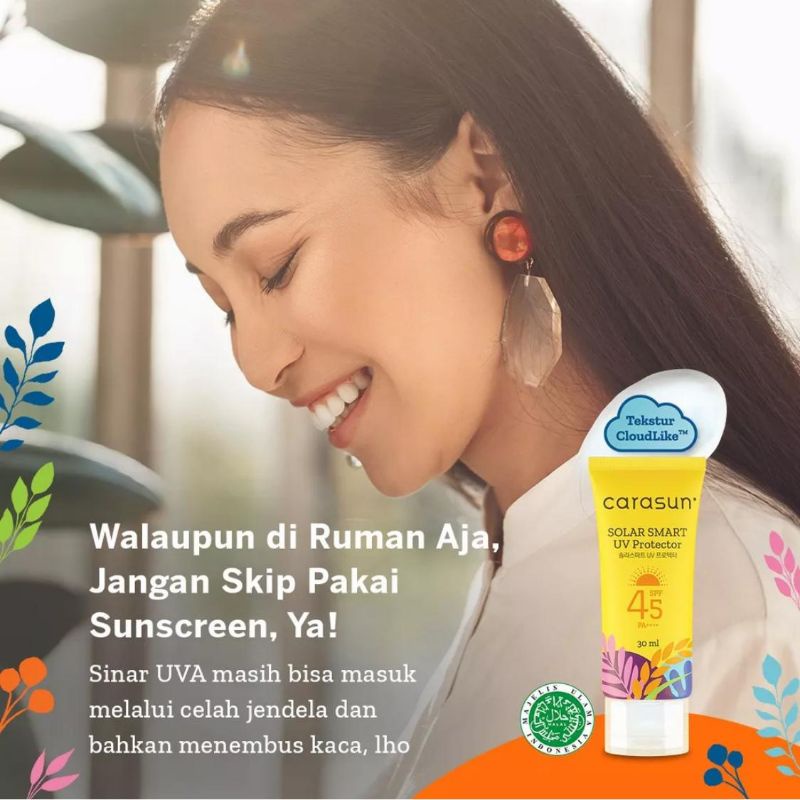 CARASUN SOLAR SMART UV PROTECTOR SPF 45 8ml/30ml/70ml / CARASUN SUNSCREEN