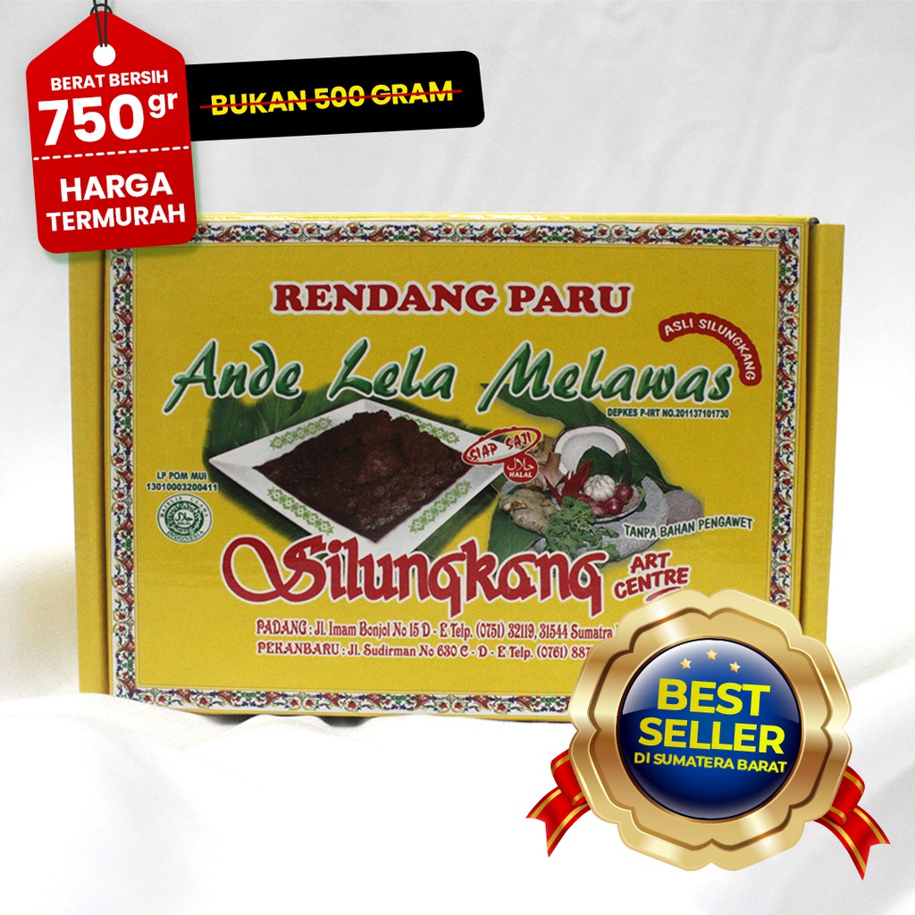 

Rendang Paru "Ande Lela Melawas" Asli Silungkang