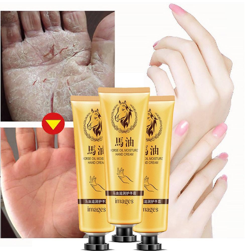 BEAUTY JAYA - Images Hand Cream Horse Oil /Krim Melembabkan Kulit Tangan Kaki Kering Kasar dan Tumit Pecah2