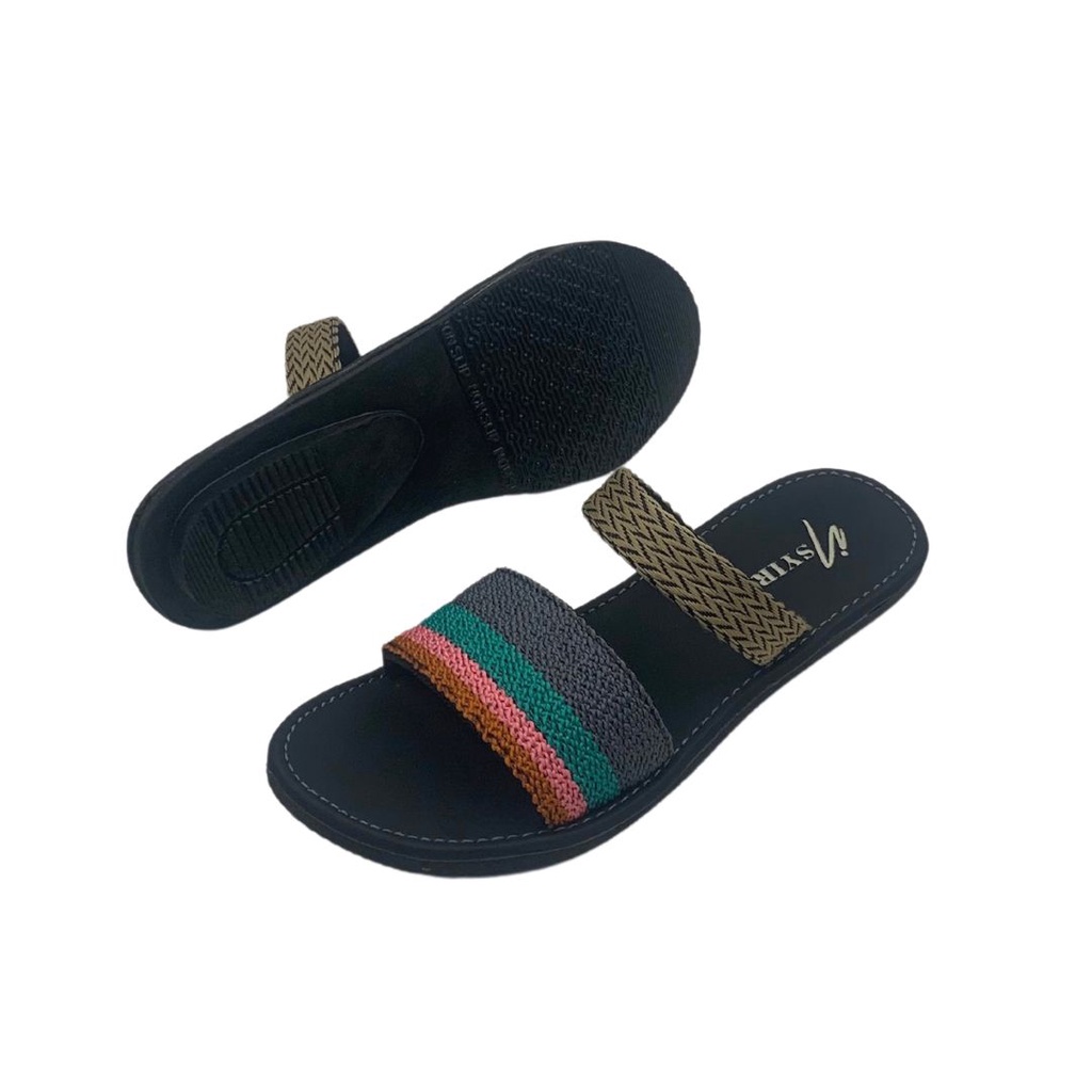 Insyira - Sandal Wanita Turki  Non Slip / Selop Selop Turki Ban Dua