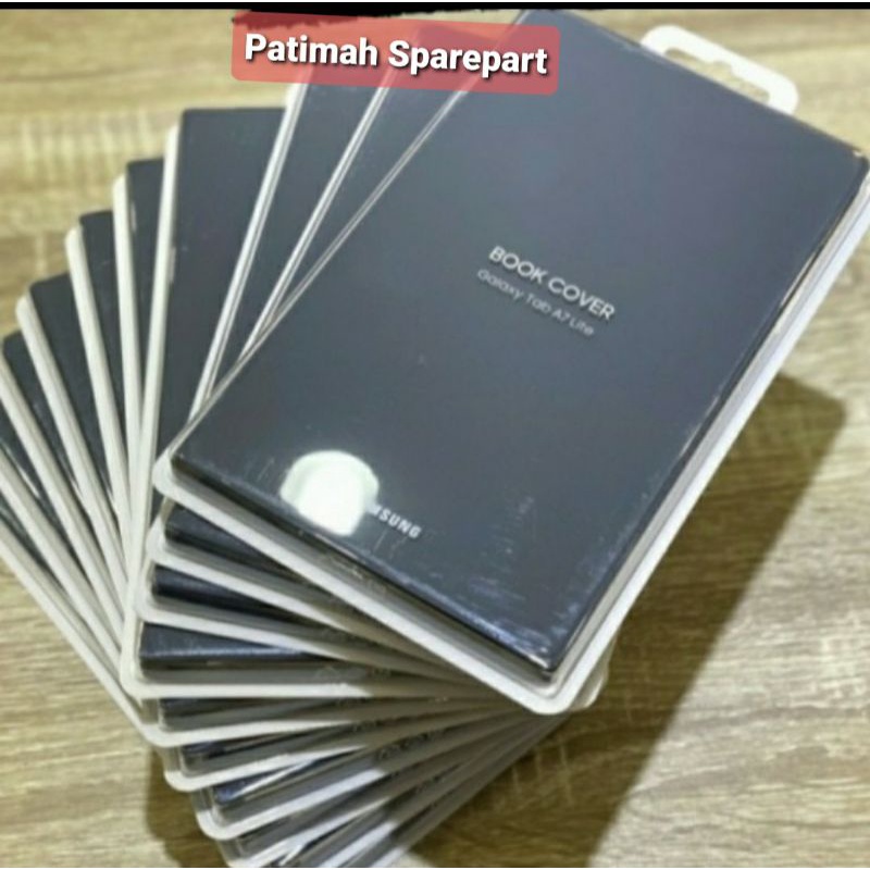 Book Cover Samsung Tab A7 Lite Original Samsung Segel /New galaxy Tab A7 Lite - Grey